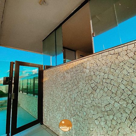 Pe Na Areia, Piscina Borda Infinita, Vaga De Garagem, Portaria 24 Hs Apartment Salvador Exterior photo