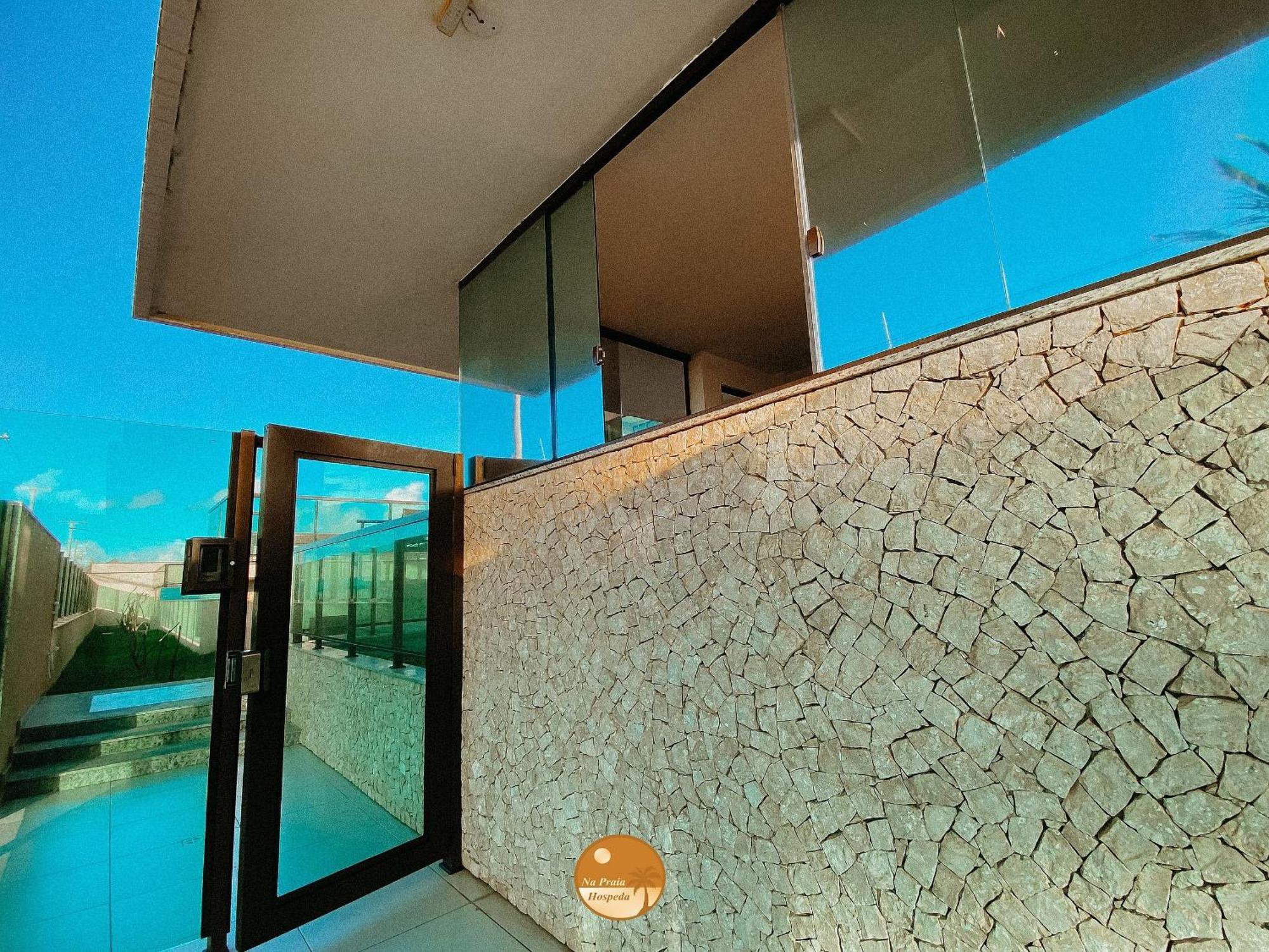 Pe Na Areia, Piscina Borda Infinita, Vaga De Garagem, Portaria 24 Hs Apartment Salvador Exterior photo