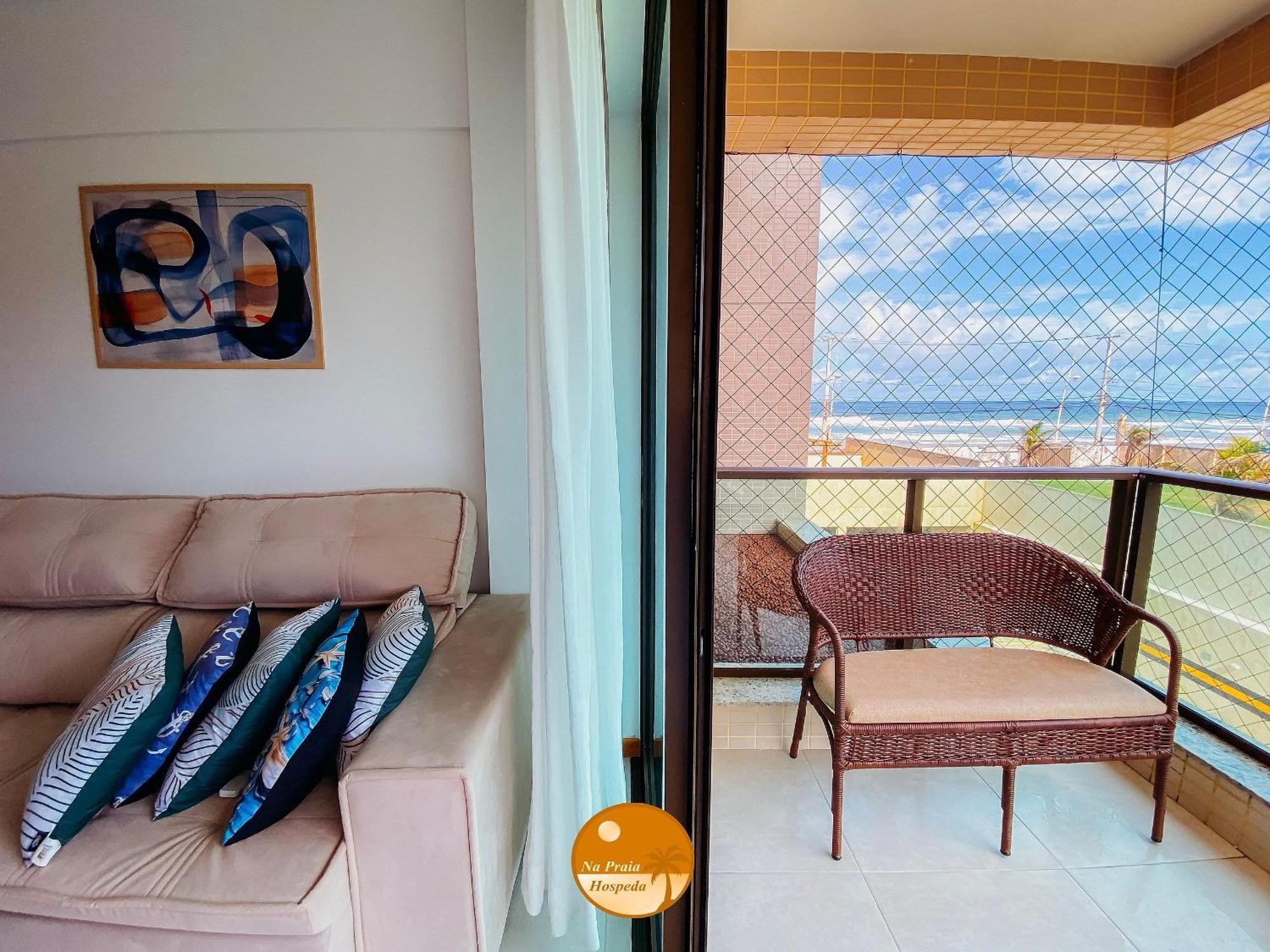 Pe Na Areia, Piscina Borda Infinita, Vaga De Garagem, Portaria 24 Hs Apartment Salvador Room photo